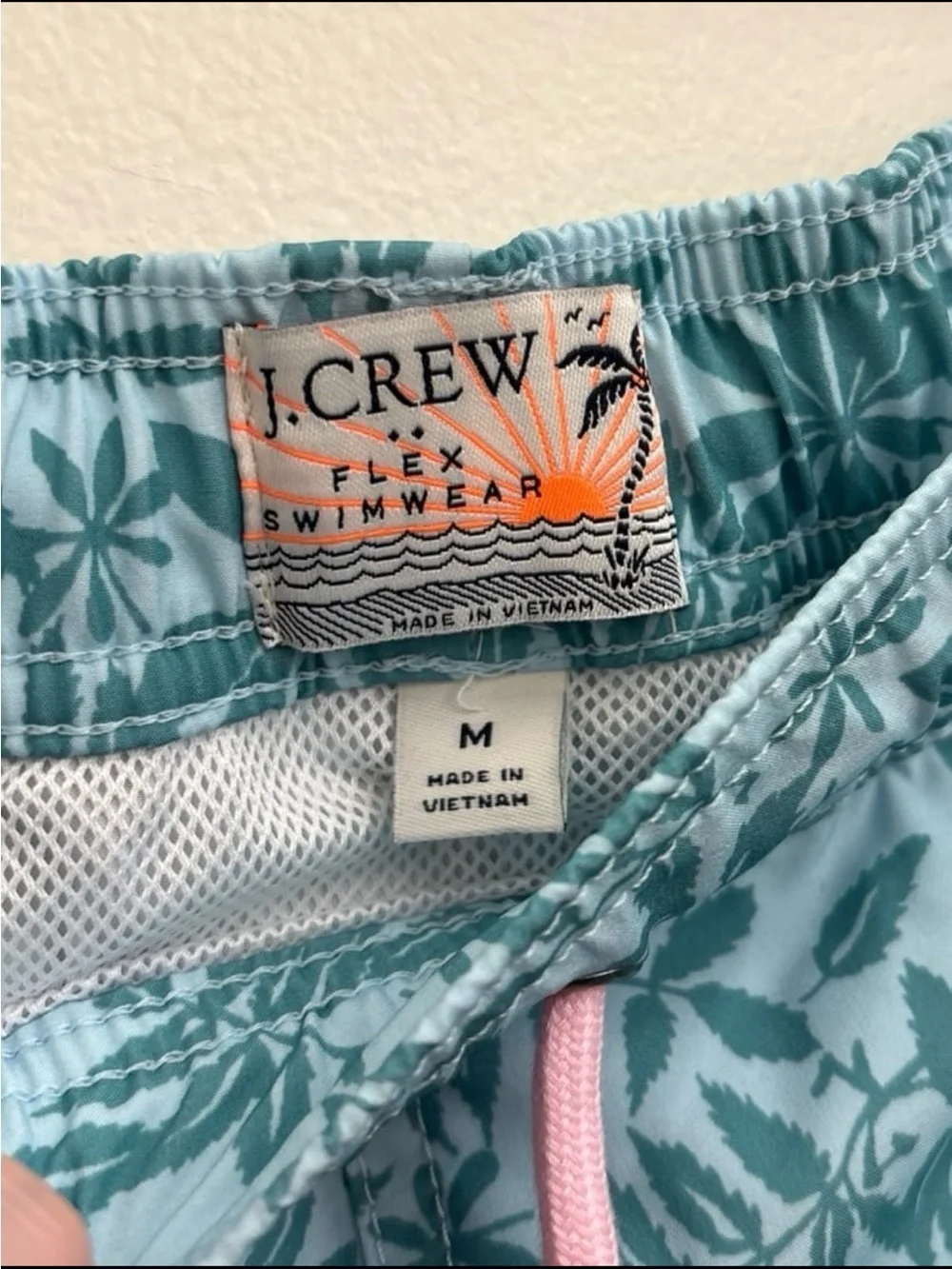 J. Crew size medium swim trunks NWT